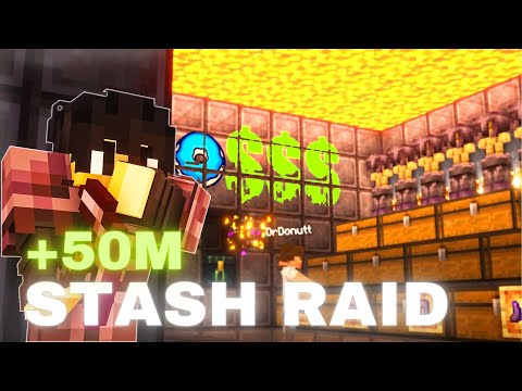Big Stash Base Raid on Donut SMP