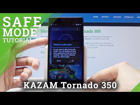 How to Activate Safe Mode in Kazam Tornado 350 - Exit Safe Mode