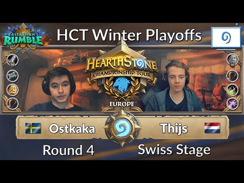 HCT Winter Europe: Ostkaka vs Thijs - Season 3 2018 | Day 1 Swiss Stage Round 4