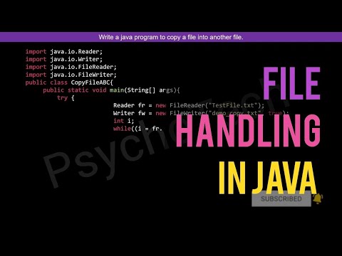 Write A Java Program To Copy A File Into Another File Java File Handling Java Programming Lab