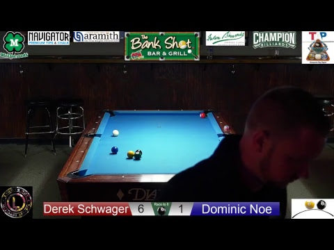 Derek Swagger Vs Dominic Noe 2018 MD 8 Ball Championship