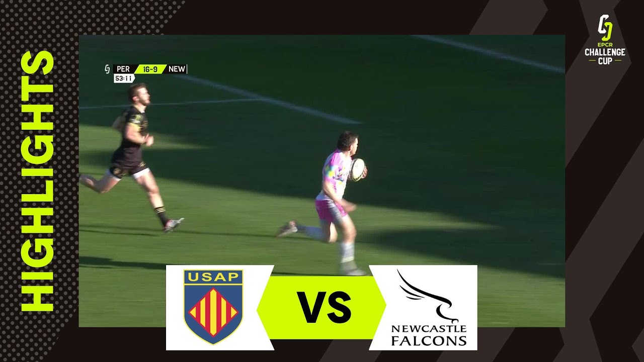 Instant Highlights - USAP v Newcastle Falcons Round 4  |  EPCR Challenge Cup 2023/24