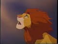 The Lion King 1994 Mufasa S Ghost Scene VHS Capture