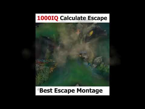 1000IQ BEST ESCAPE MONTAGE...LEAGUE OF LEGENDS