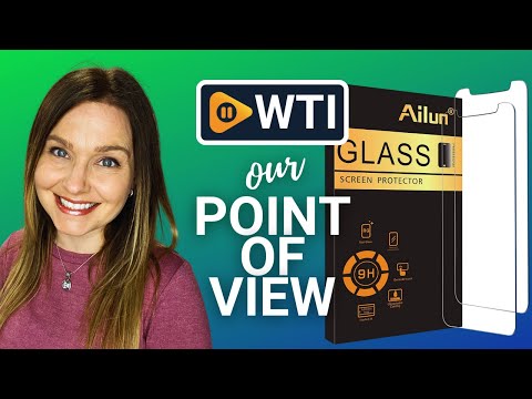 Ailun 2Pack Screen Protector Compatible for iPhone 11 [6.1 inch] + 2 Pack Camera Lens Protector - WTI product video review
