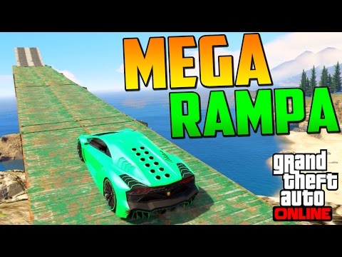 MEGA RAMPA ACUATICA!!! - Gameplay GTA 5 Online Funny Moments