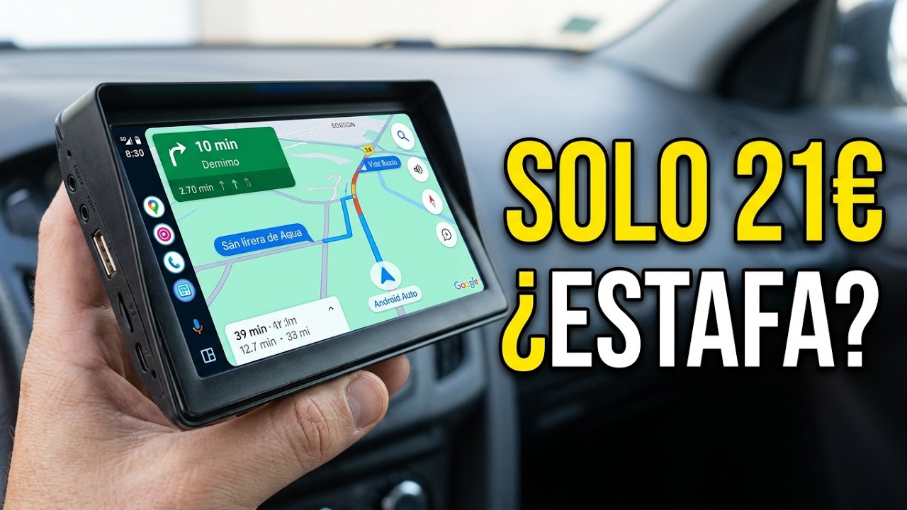 Pruebo la Pantalla Android Auto más barata de AliExpress: ¿Vale la pena o es una estafa?
