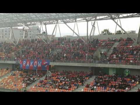 Doping i Radość po strzelonej bramce - Raków Częstochowa - KAA Gent 19.08.2021r