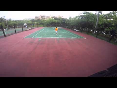 Tennis Match: Xiao Wang vs Gagan