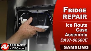 Samsung Refrigerator - Dispenser Door Not Opening - Ice Route Case Assembly