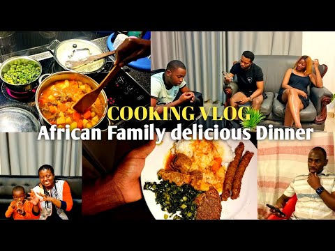 Appetizing and delicious dinner at my brother-in-law’s home. ✅NAMIBIAN YOUTUBER #africa 
