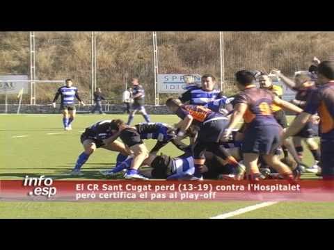 El Club Rugby St Cugat perd contra l'Hospitalet però certifica el pas al play-off