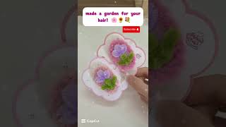 I Made the Cutest Flower Hair Clips with Pipe Cleaners! 🌷🌻 DIY Tulip & Sunflower Clips FuzzyTwist