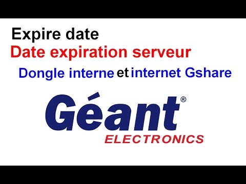Comment savoir la date d’expiration serveur Dongle interne/internet Gshare