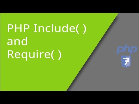 PHP include and require