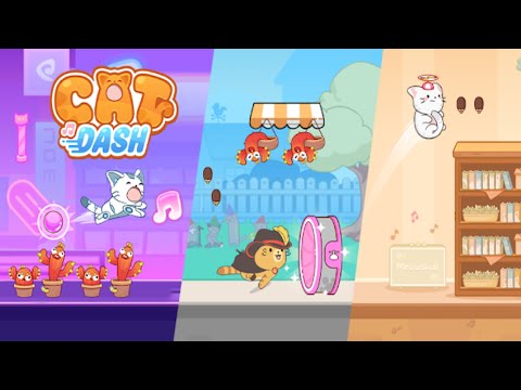 Cat Dash: Cute Cat Music Game (by Amanotes Pte. Ltd.) IOS Gameplay Video (HD)