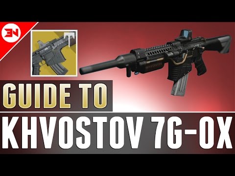 How To Get The Exotic Khvostov 7G-OX - Schematics / Weapon Parts & Page Locations Walkthrough