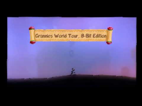 Rayman Legends 100% WalkThrough Grannies World Tour 8-Bit Edition
