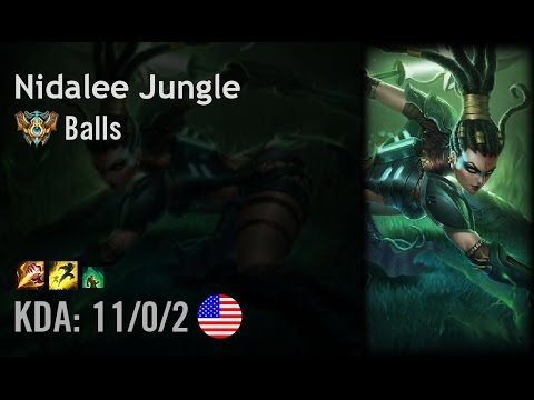 Nidalee Jungle vs Evelynn - Balls - NA Challenger Patch 6.7