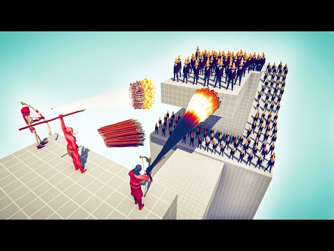 GODS ARMY vs 100x UNITS - Totally Accurate Battle Simulator TABS