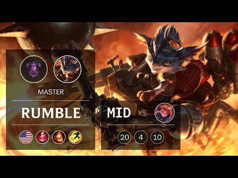 Rumble Mid vs Zoe - NA Master Patch 9.5