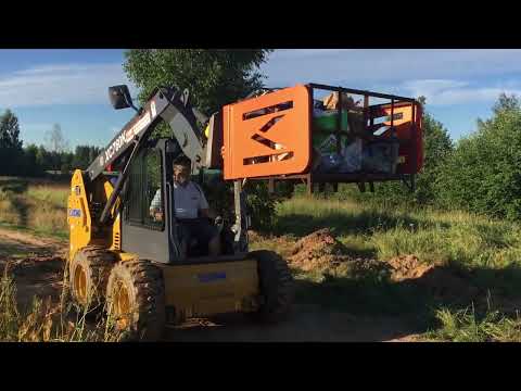 Мини погрузчик XCMG с навесным оборудованием