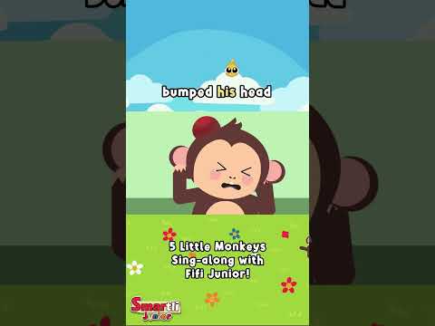 5 Little Monkeys | Fun Nursery Rhymes | Kids Songs | Smartli Junior for Kids #nurseryrhymes