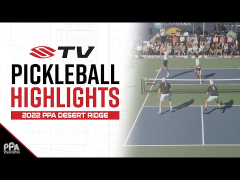 Moving All Over The Court Pickleball Highlight - 2022 PPA Desert Ridge Men's Doubles
