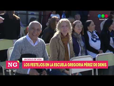 Los festejos en la escuela "Gregoria Pérez de Denis"
