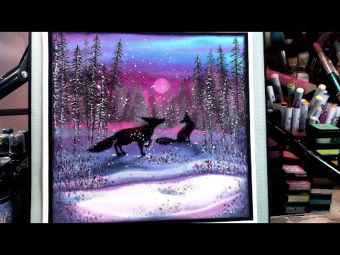 Lavinia stamps- ‘snow play’