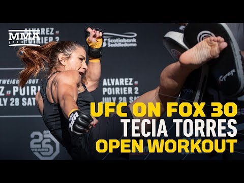 Tecia Torres UFC on FOX 30 Open Workout Highlights - MMA Fighting