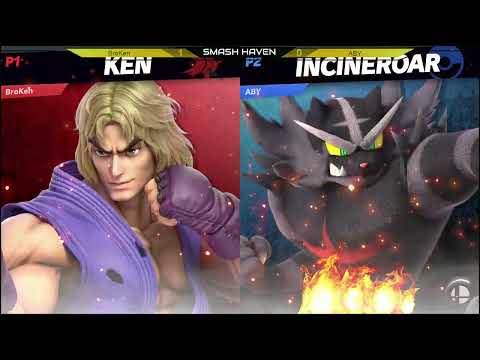 SmashHaven #30 - V! | BroKen (Ken) vs ABY (Incineroar/Mythra/Pyra) - Winner's Semifinals