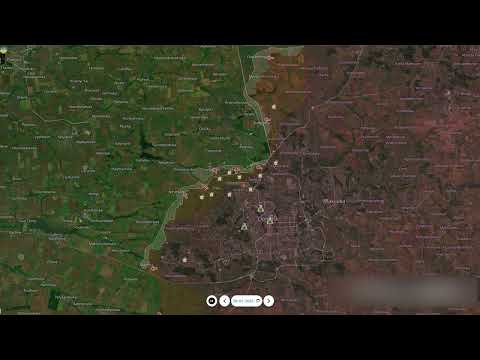 Ukraine Donetsk Frontline Timelapse 01 01 23 to 16 01 23