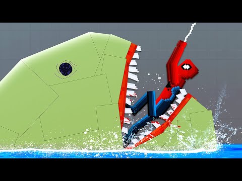 BLOOP Eats Spiderman ALIVE - People Playground Gameplay