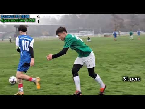 U17:Szarvasi FC 1905-Gyomaendrődi GYLE:5-4 (2025.11.21)