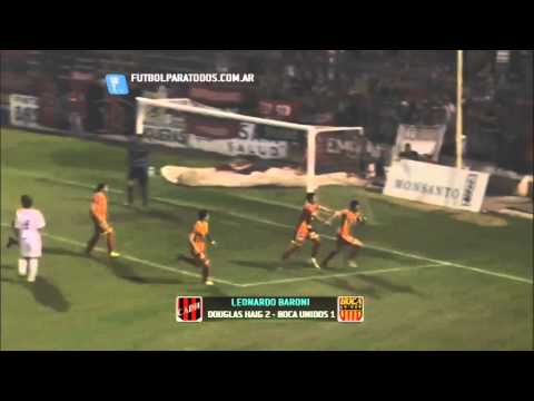 Los goles de Douglas 2 Boca Unidos 1. Fecha 15.Torneo Primera B Nacional.FPT