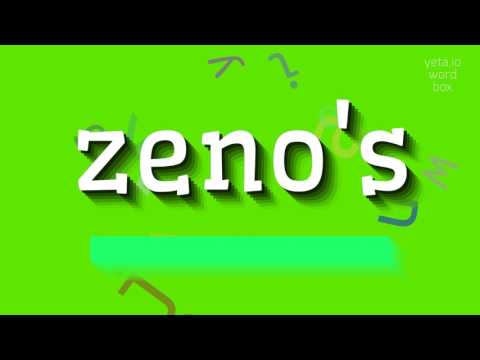 How to say "zeno's"! (High Quality Voices)