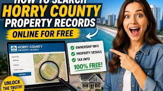 How to search Horry County property records online for free