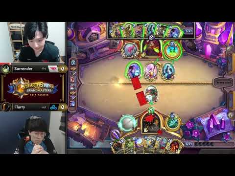 Surrender vs Flurry - Semifinal - Hearthstone Grandmasters Asia-Pacific 2020 Season 1 - Week 2