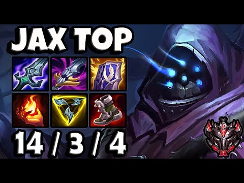 Jax TOP vs Irelia [ OTP ] Lol Korea Grandmaster Patch 11.16 ✅
