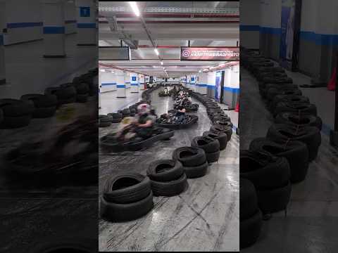 Largada Acelera Kart indoor - Shopping Santa Ursula - Ribeirão Preto/SP #kart #kartindoor