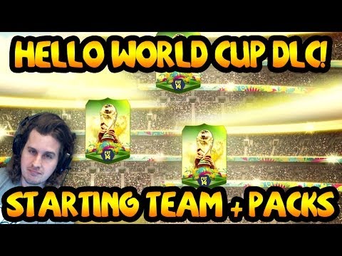 HELLO WORLD CUP DLC PACK OPENING! FIFA 14 ULTIMATE TEAM