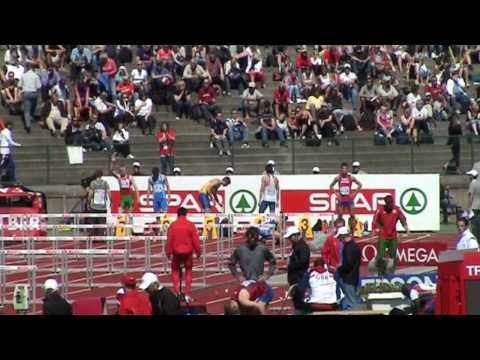 110m Hürden Lauf 1 Männer - 110m Hurdles heat 1 Men -European Team Championships 2010 Bergen