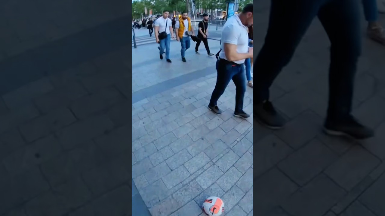 soccer test on street ⚽️♥️ #Soccer #streettest #passersby #foryou #fyp