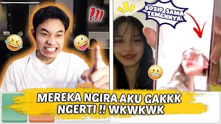 Download lagu Mereka Ngomongin Aku Dikira Ga Ngerti, AKHIRNYA KABUR🤣🤣 - Ome.TV Internasional mp3