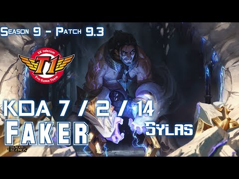 SKT Faker SYLAS vs ZOE Mid - Patch 9.3 KR Ranked