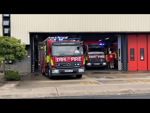 E281 E286 - LFB Bexley Pump Ladder & Fire Rescue Unit Turnout + E271 Responding