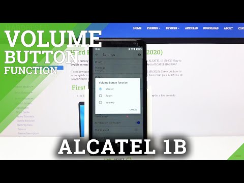 How to Change Volume Button Functions in ALCATEL 1B 2020 – Customize Volume Buttons