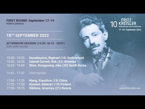 September 18, 2022 - AFTERNOON SESSION