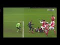 Mbappe scoring goal with his hand
